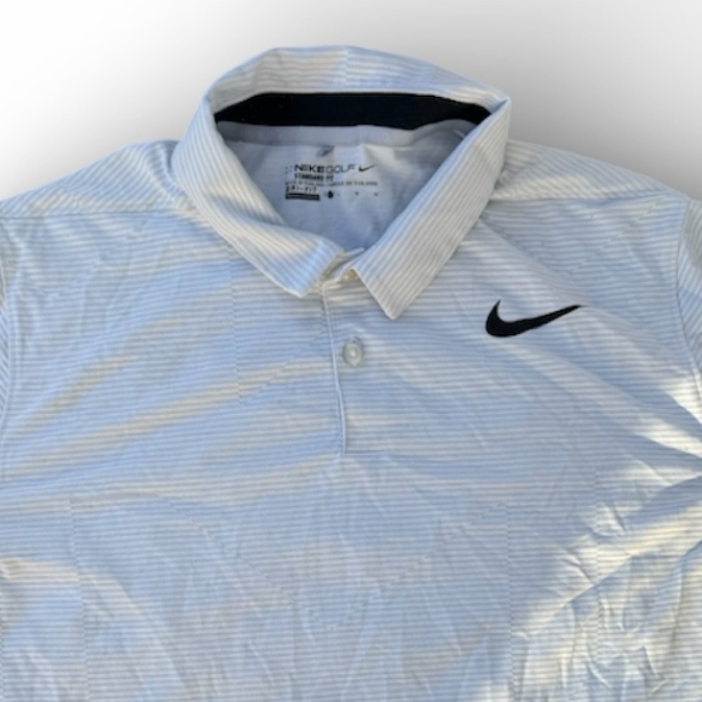 Nike Men's Light Gray Polo Shirt